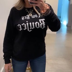 Low Key boujee Graphic Sweater